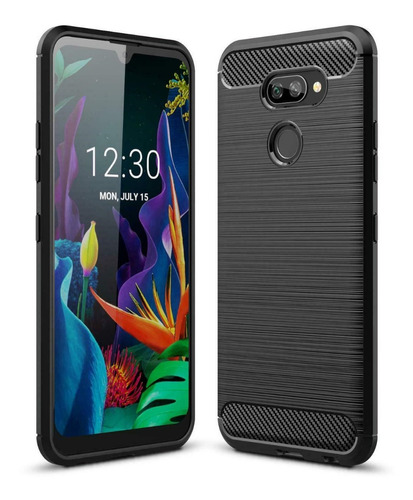 Funda Alto Impacto Fibra De Carbono Compatible Con LG K40s