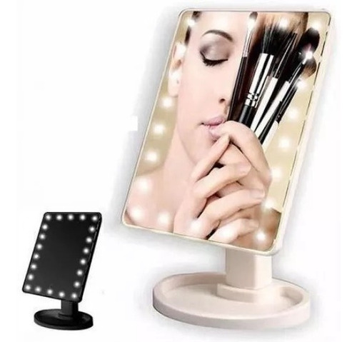 Espejo 22 Luces Led Maquillaje Portatil Usb Makeup Belleza