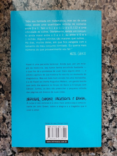 Livro: A Culpa É Das Estrelas