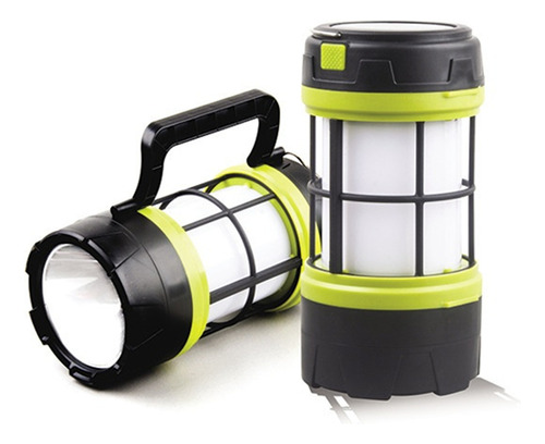 Farol Linterna Led Recarga Usb Y Solar Portable P/exteriores