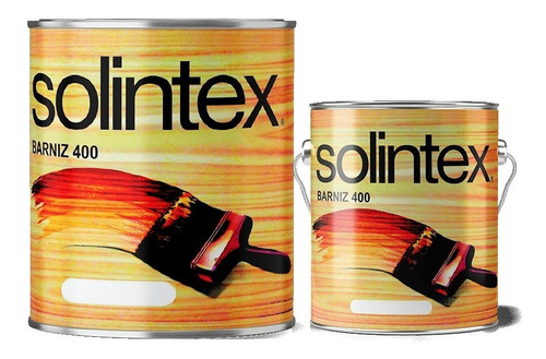 Barniz Caoba Clasico Solintex 1/4 Galón