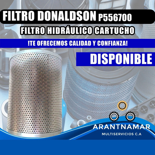 Filtro Donaldson P556700 Hidráulico T/ Cartucho Cartepillar