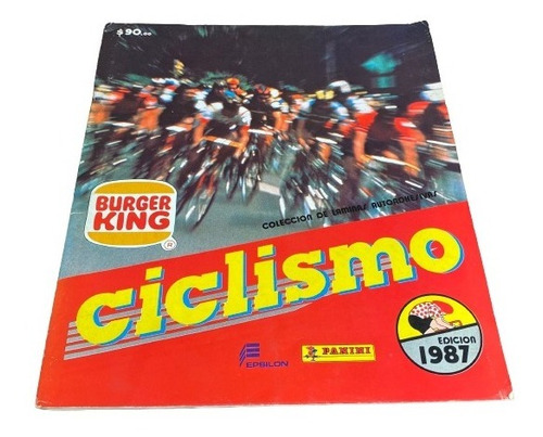 Álbum De Ciclismo 1987 Burger King 100% Original
