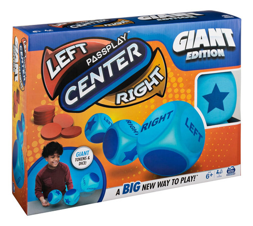 Gigante Izquierda Centro Derecha, Clásico Juego De Mesa Fami