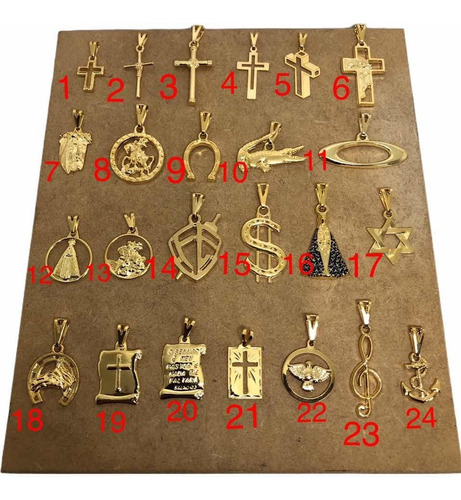 Kit Revenda 20 Peças 70cm Banhado A Ouro 18k