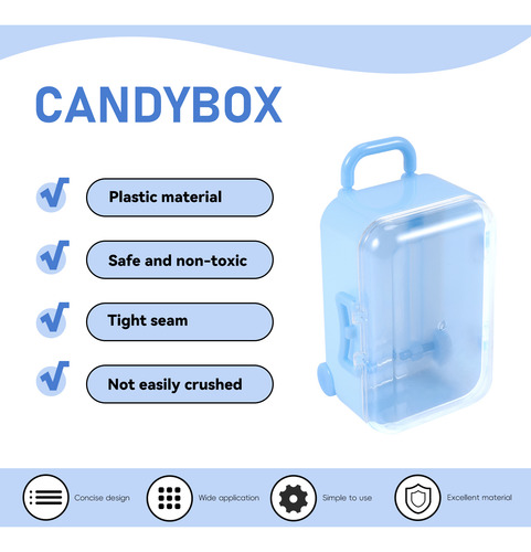 Maleta De Viaje E3 Roller Candy Box Personality Creat-fs