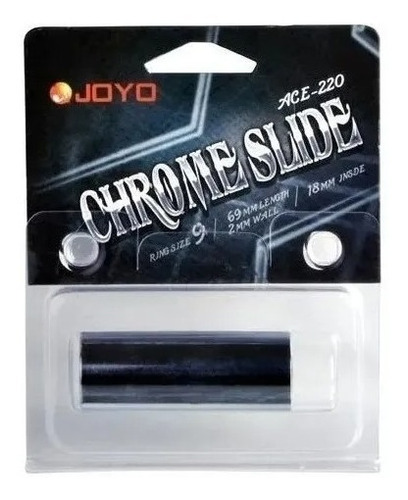 Imagen 2 de 2 de Slide De Metal Joyo Ace-220 Para Guitarra