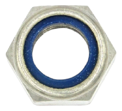 Tuerca Hexagonal M10 Con Seguro Nylon 10 Unid