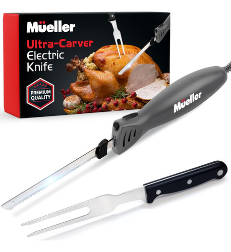 Mueller - Cuchillo Eléctrico Ultratallador Para Tallar Carne