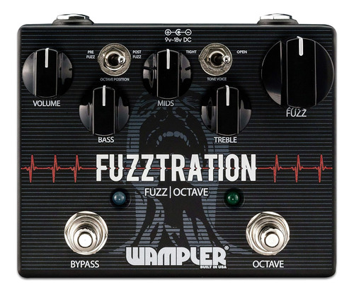 Pedal De Efectos De Guitarra Fuzztration Fuzz & Octave