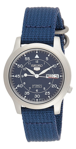 Reloj Seiko 5 Snk807 Automático De Acero Inoxidable De Lona