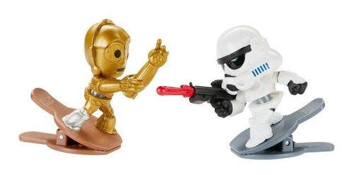 Figuras Star Wars Battle Bobblers C-3po Vs Trooper - Hasbro