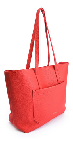 Ezella cartera dos asas tres divisiones rojo tomate Ezella cartera dos asas tres divisiones rojo tomate