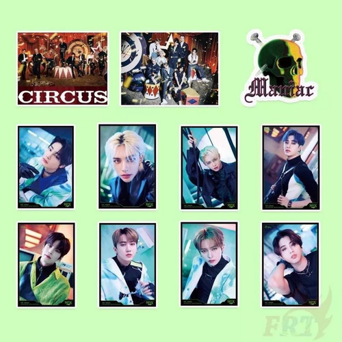 Stray Kids (55 Photocard + Sticker) Kit Pegatina + Lomocard