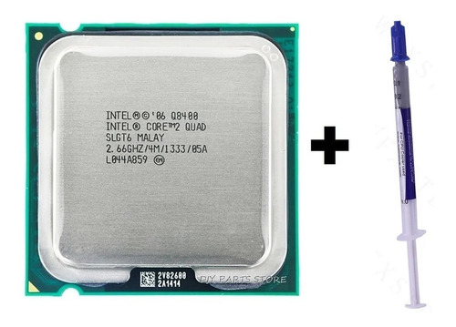 Imagem 1 de 4 de Processador Intel Core 2 Quad Q8400 2.66ghz + Pasta Térmica