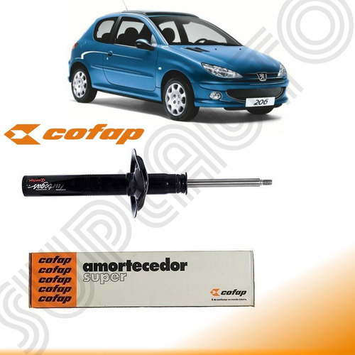 Amortecedor Turbogás Dianteiro Peugeot 206 Cofap Gp30178d