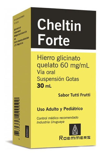 Cheltin Forte® Gotas 30ml | Suplemento Hierro