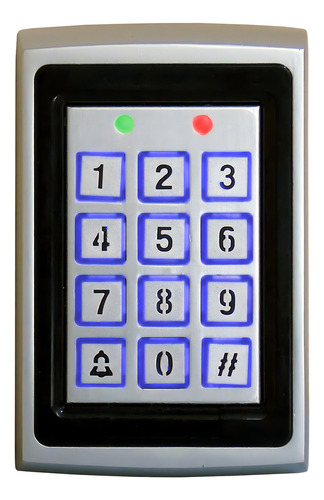 Control De Acceso Teclado Y Lector Rfid Antivandalismo Ip65