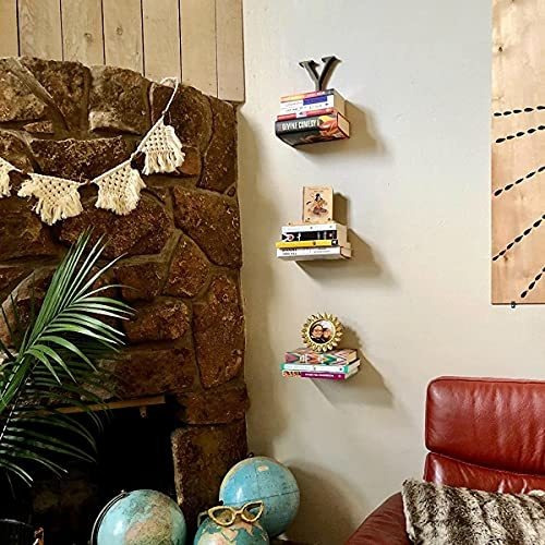 Imagen 7 de 9 de Estantes De Libros Flotantes Eapele Para Pared, Estantería
