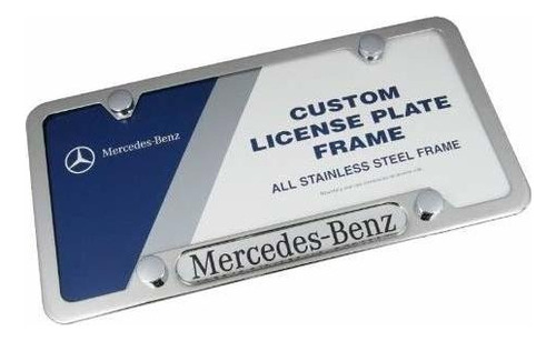 Mercedes-benz Logo Frame Acero Inoxidable Pul