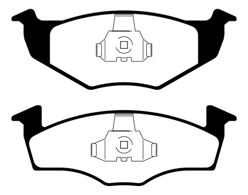Pastillas De Freno Para Volkswagen Golf 0 1.8 Mi 96/98 Litto