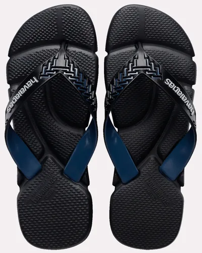 Chinelo Havaianas Power 2.0 Anatômica Confortável Original Preto/azul 41/42