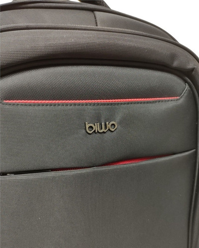 Imagen 10 de 10 de Mochila Biwo Urbana Porta Notebook Unisex Premium Reforzada