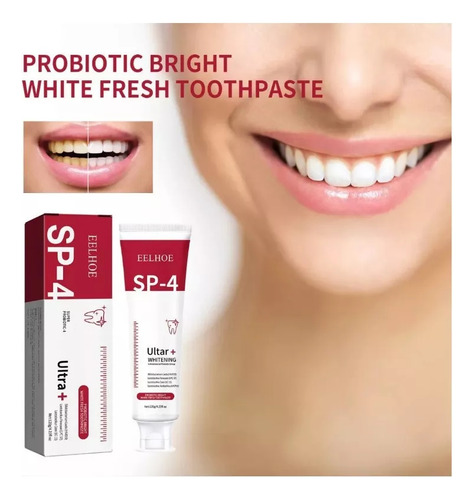 Creme Dental Clareador 4 Unidades