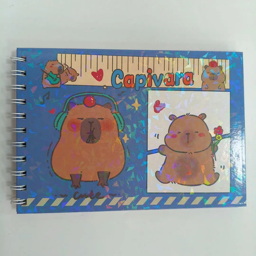 Kits De 4 Libros Para Colorear Capibara, Tapa Dura, 49 Hojas