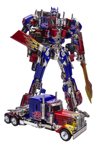 Optimus Prime Transformers, Figura Articulada Con Accesorios