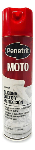 Silicona Brillo & Proteccion Penetrit Moto 212gr/360cm3 Fragancia Fresco