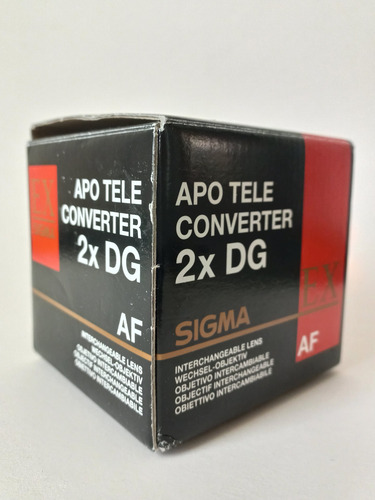 Imagen 4 de 5 de Nikon Sigma Tele Objetivo Convertidor X2 Lente Nuevo Estuche