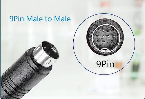 Traovien Cable S-video Mini-din Macho A Macho, 9 Pines