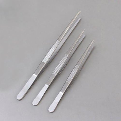 Honbay 3pcs Tweezer Con Puntas Serradas, Longitudes: 12 10 Y