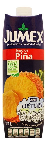 JUGO JUMEX SABOR PIÑA TETRA BRIK 1 LTO.