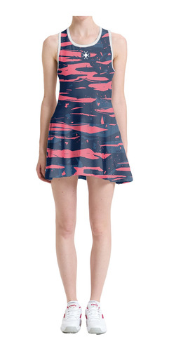 Imagem 4 de 5 de Vestido Beach Tennis C/ Shorts Rosa Camuflado Beachwear