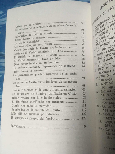 Libro ¿por Qué Cristo Es Uno? Cirilo De Alejandría