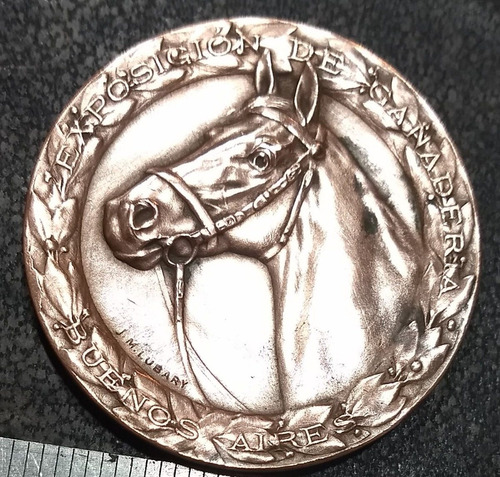 Medalla Sociedad Rural Argentina Lubary Caballo Cobre Unica