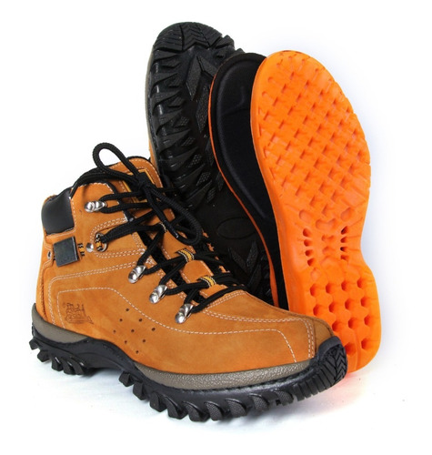 Tenis Bota Adventure Em Couro Coturno Estilo Mac Bot