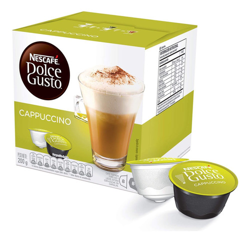 Cápsulas Dolce Gusto Cappuccino X 16un - Cía. De Golosinas