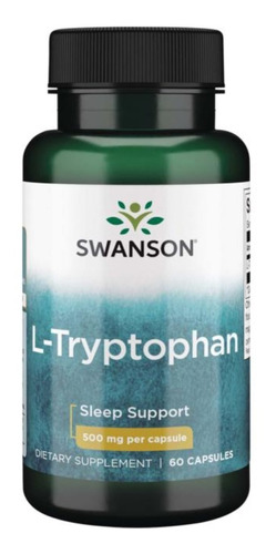 Swanson Triptofano 500mg 60cap Induce Sueño Descanso Maximo