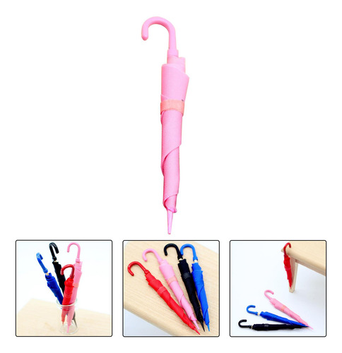 2 En Miniatura Para Casa De Muñecas, Accesorios Rosa