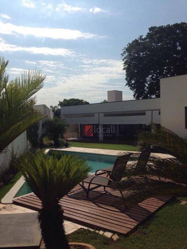Imagem 4 de 16 de Casa Com 4 Dormitórios À Venda, 600 M² Por R$ 4.400.000,00 - Condomínio Bourgainville - São José Do Rio Preto/sp - Ca2269