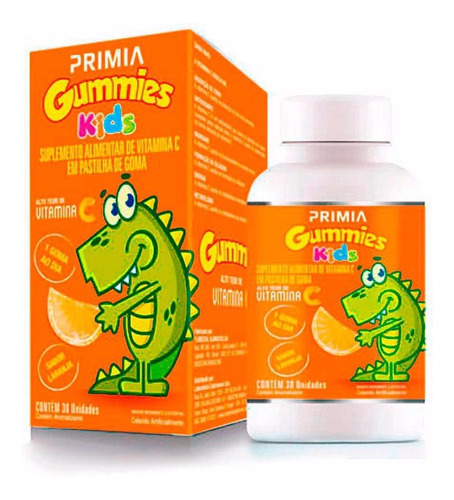 Vitamina C Para Niños 60 Gomas Sabor Naranja Kids Gummies