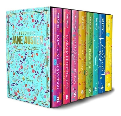 Obras Completas Jane Austen - Estuche Con 8 Libros - Del Fon