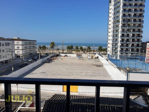 Imagem 2 de 21 de Apartamento A 1 Quadra Da Praia Com Vista Para O Mar Em Praia Grande - Ap1174