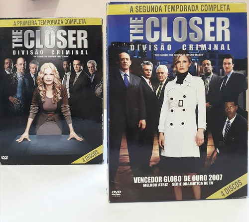 Dvd Closer Divisão Criminal 1 E 2 Temporadas - Original 