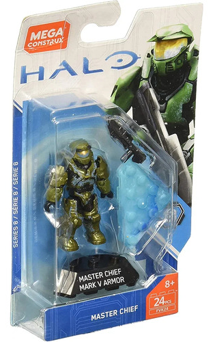 Figura Halo Master Chief Halo - Mega Construx Heroes Serie 8