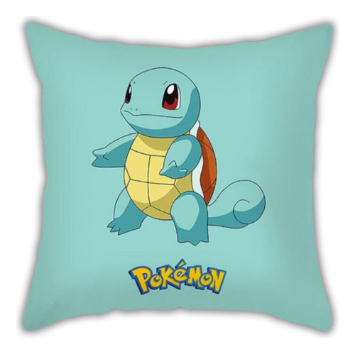 Cojín Almohada Decoración Hogar Animé Pokémon Squirtle Go