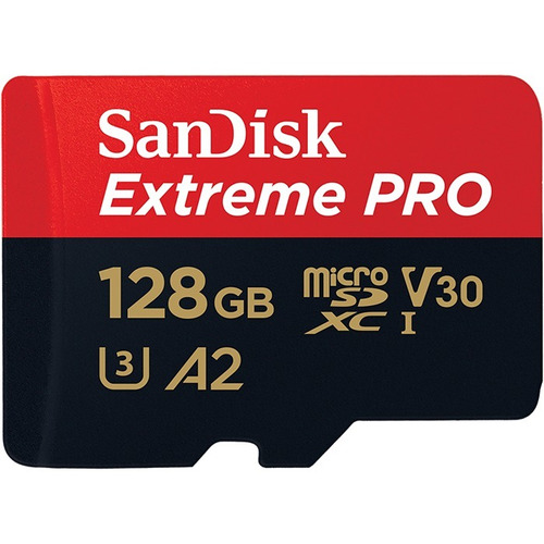 Memoria Microsd Sandisk Extreme Pro 128gb U3 A2 Para 4k Uhd